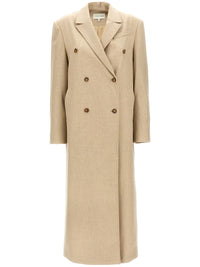 LouLou Studio Coats & Jackets Zeno Coat, Beige Soho-Boutique