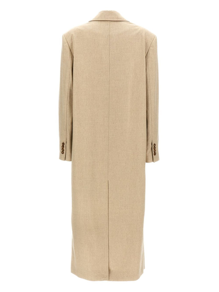 LouLou Studio Coats & Jackets Zeno Coat, Beige Soho-Boutique