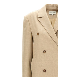 LouLou Studio Coats & Jackets Zeno Coat, Beige Soho-Boutique