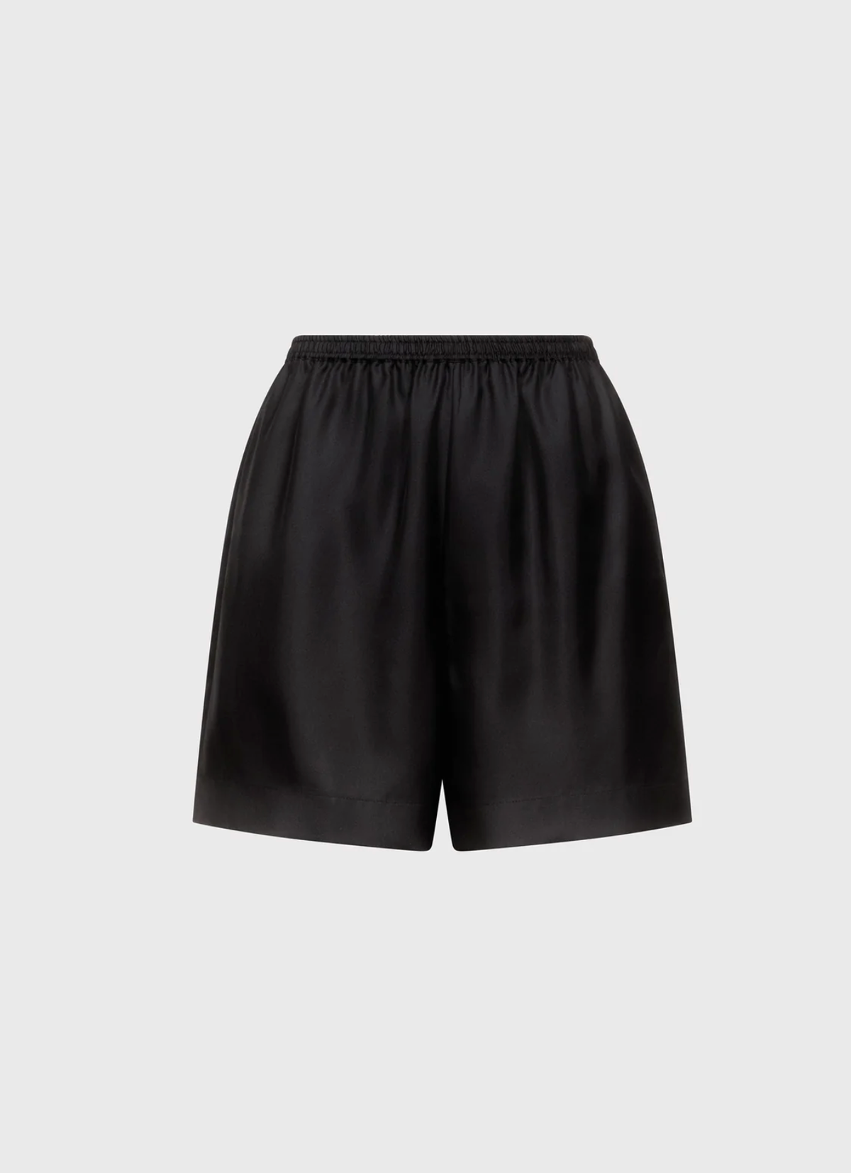 LouLou Studio Short Arl Shorts, Black Soho-Boutique