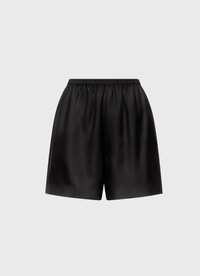 LouLou Studio Short Arl Shorts, Black Soho-Boutique