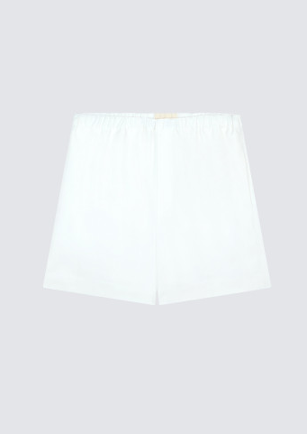 LouLou Studio Shorts Seto Shorts, Ivory Soho-Boutique