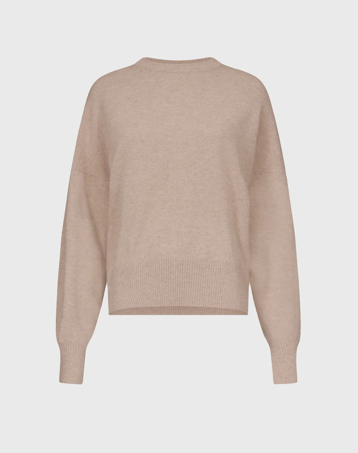 LouLou Studio Sweater Anaa Sweater, Beige Melange Soho-Boutique