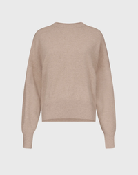 LouLou Studio Sweater Anaa Sweater, Beige Melange Soho-Boutique