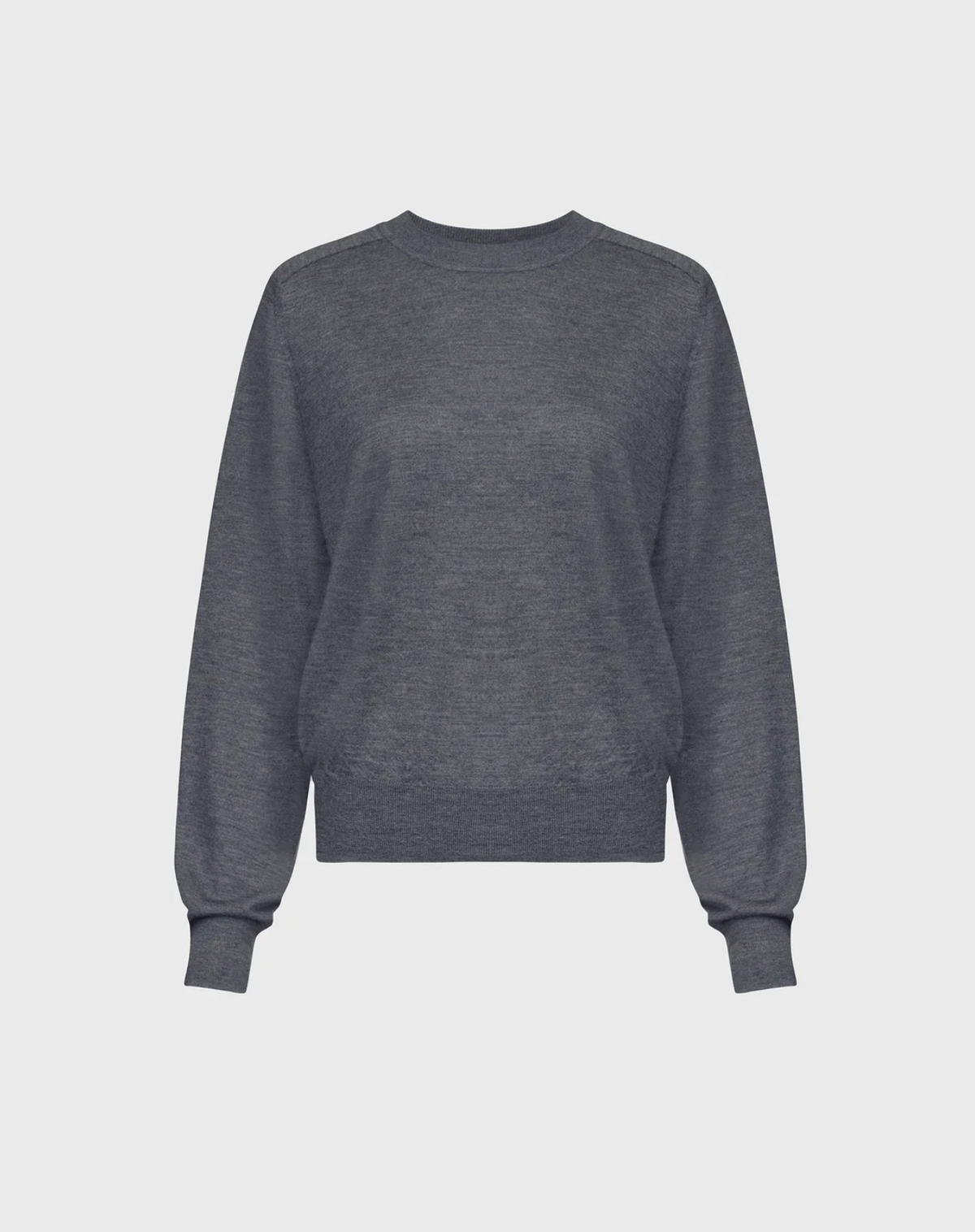 LouLou Studio Sweater Angus Sweater, Anthracite Melange Soho-Boutique