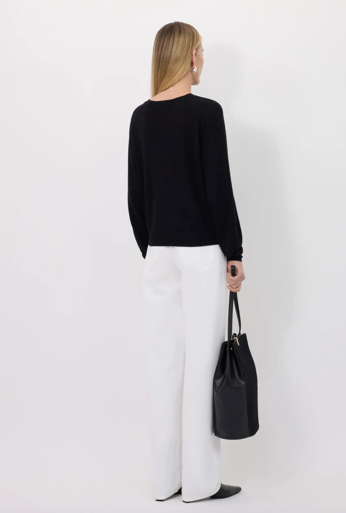 LouLou Studio Sweater Angus Sweater, Black Soho-Boutique