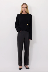 LouLou Studio sweater Bill Sweater, Black Soho-Boutique