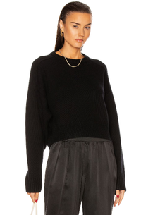 LouLou Studio Sweater Bruzzi Sweater, Black Soho-Boutique