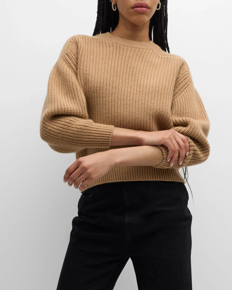 LouLou Studio Sweater Marcela Sweater, Camel Soho-Boutique