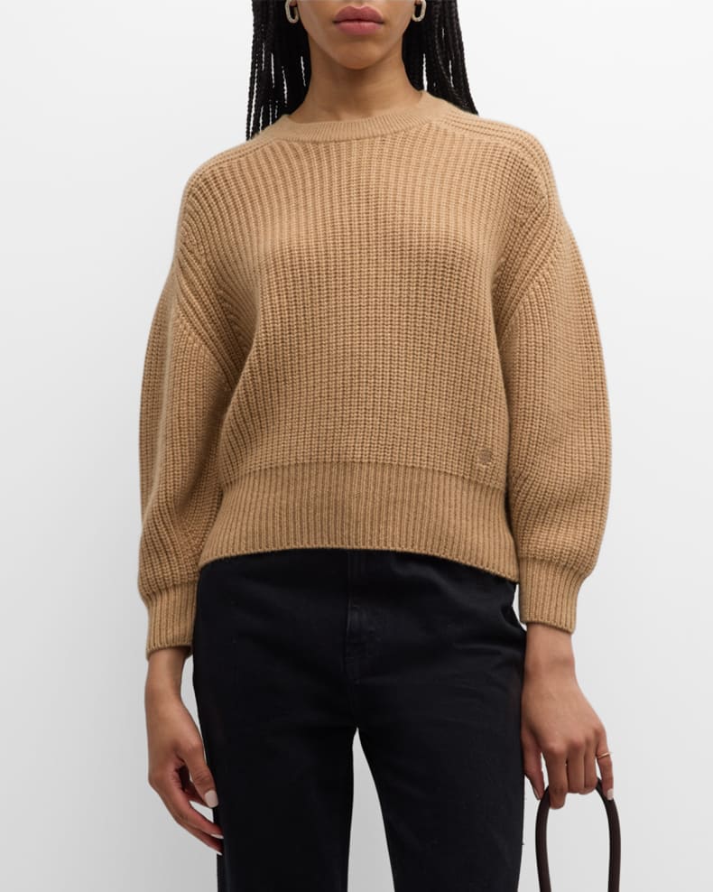 LouLou Studio Sweater Marcela Sweater, Camel Soho-Boutique