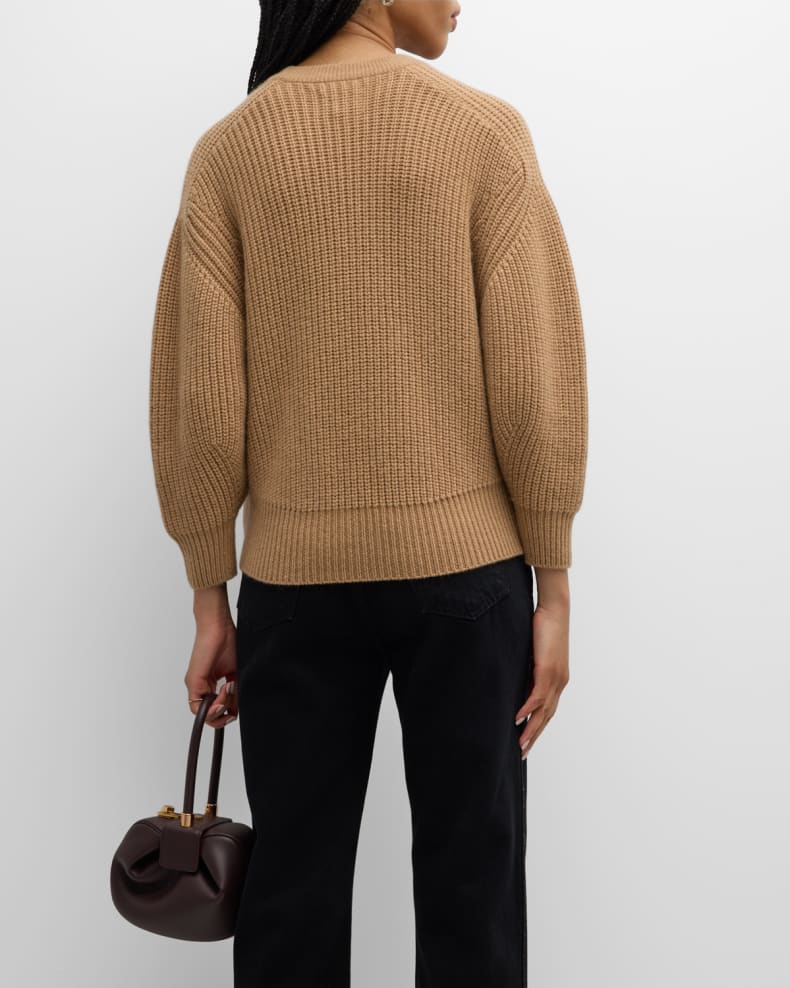 LouLou Studio Sweater Marcela Sweater, Camel Soho-Boutique