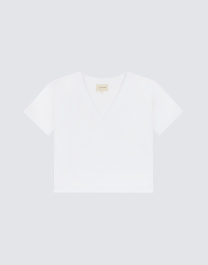 LouLou Studio T-Shirt FAAA T-Shirt, White Soho-Boutique
