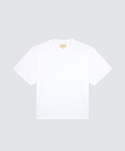 LouLou Studio T-Shirt Telanto T-Shirt, White Soho-Boutique