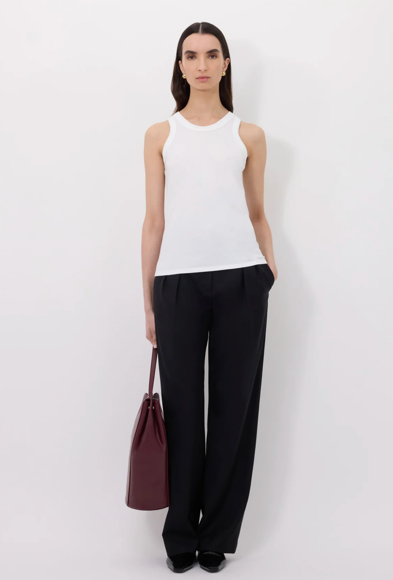 LouLou Studio tank Poso Tank, White Soho-Boutique