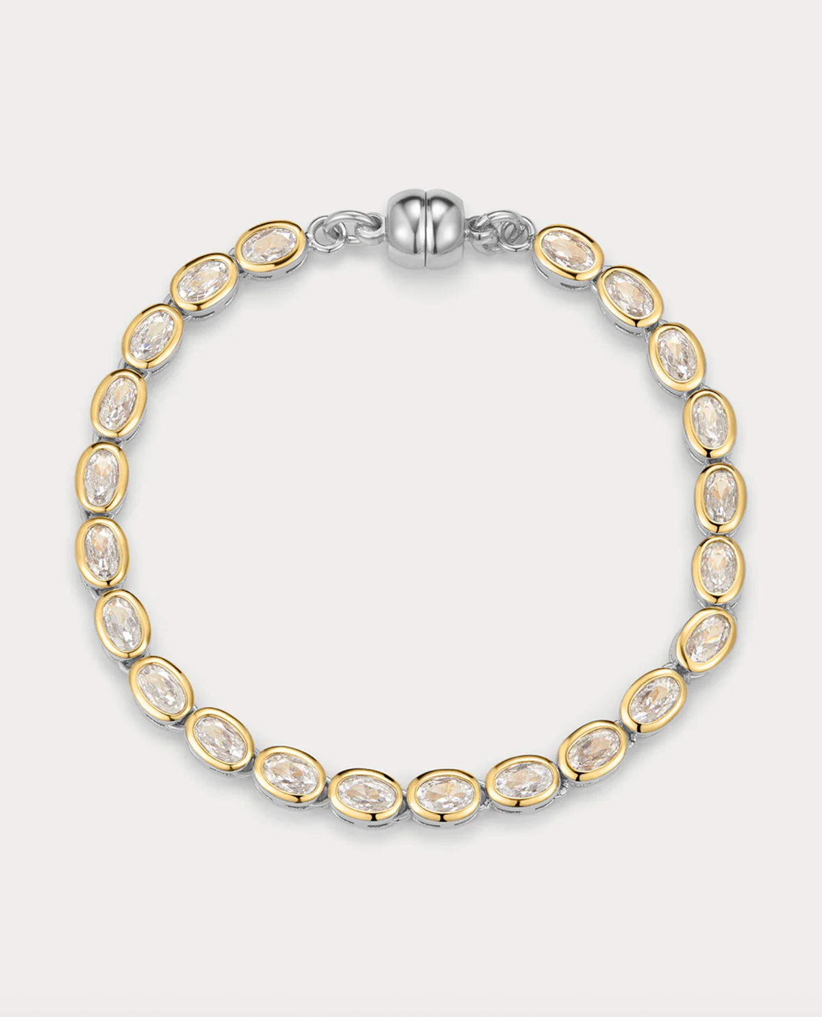 LUV AJ Bracelet The Palais Tennis Bracelet, Silver Soho-Boutique