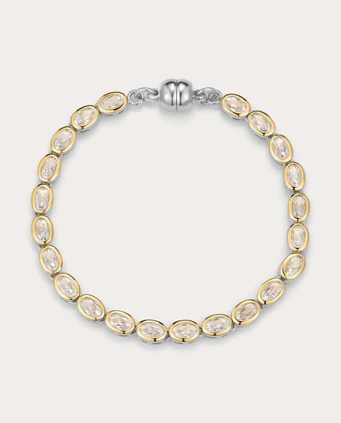 LUV AJ Bracelet The Palais Tennis Bracelet, Silver Soho-Boutique