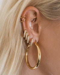 LUV AJ Earrings Amalfi Tube Hoops Soho-Boutique