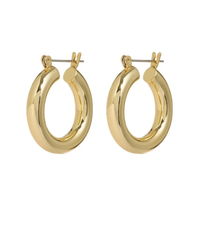 LUV AJ Earrings Baby Amalfi Hoops, Gold Soho-Boutique