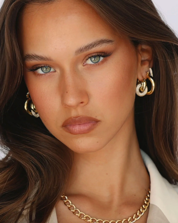LUV AJ Earrings Baby Amalfi Tube Hoops, Gold Soho-Boutique
