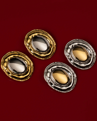 LUV AJ Earrings The Formentera Studs, Gold Soho-Boutique