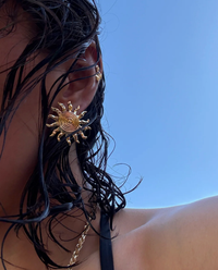 LUV AJ Earrings The Ibiza Sun Earrings, Gold Soho-Boutique