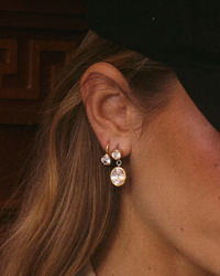 LUV AJ Earrings The Marais Hook Earring, Gold Soho-Boutique