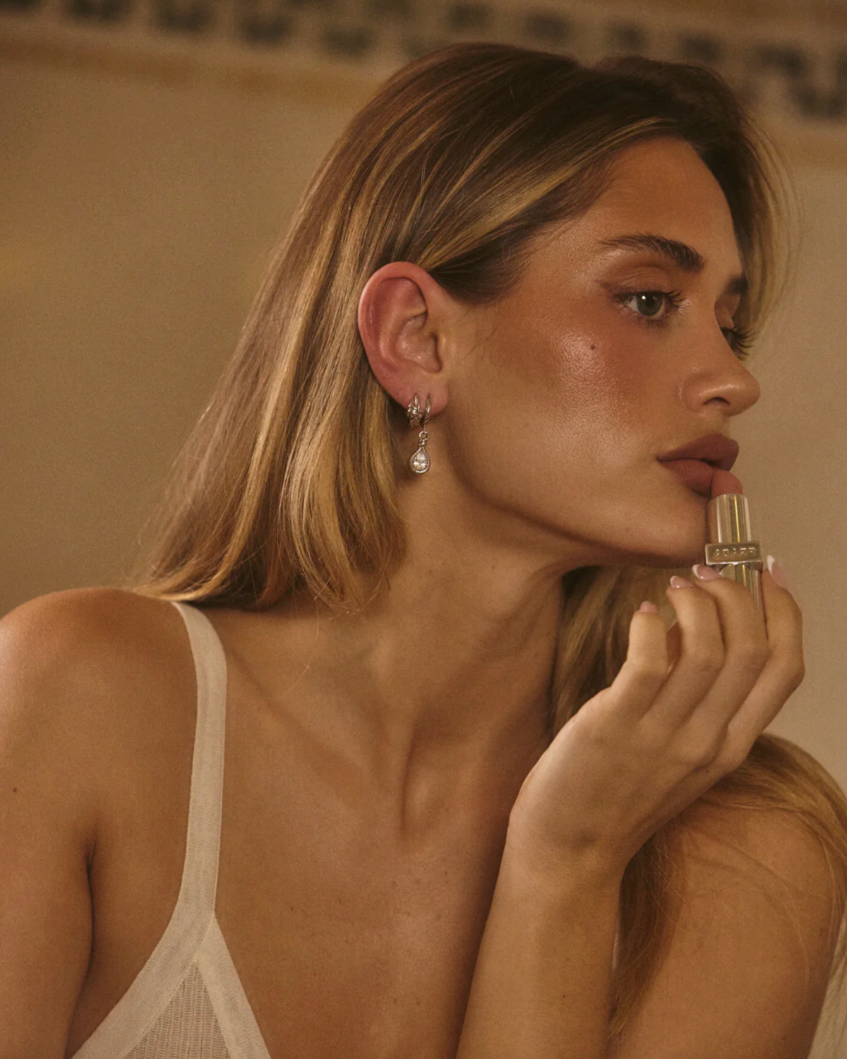 LUV AJ Earrings The Margaux Knot Hoops, Silver Soho-Boutique