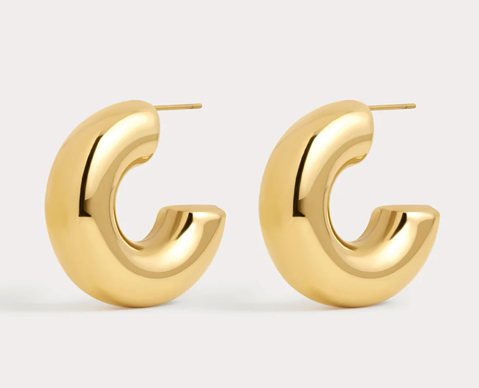 LUV AJ Jewelry Noemi Hoops, Gold Soho-Boutique