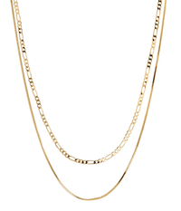 LUV AJ Necklace Cecilia Chain Necklace, Gold Soho-Boutique