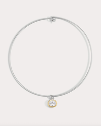 LUV AJ Necklace The Marais Pendant Wire Necklace, Silver Soho-Boutique