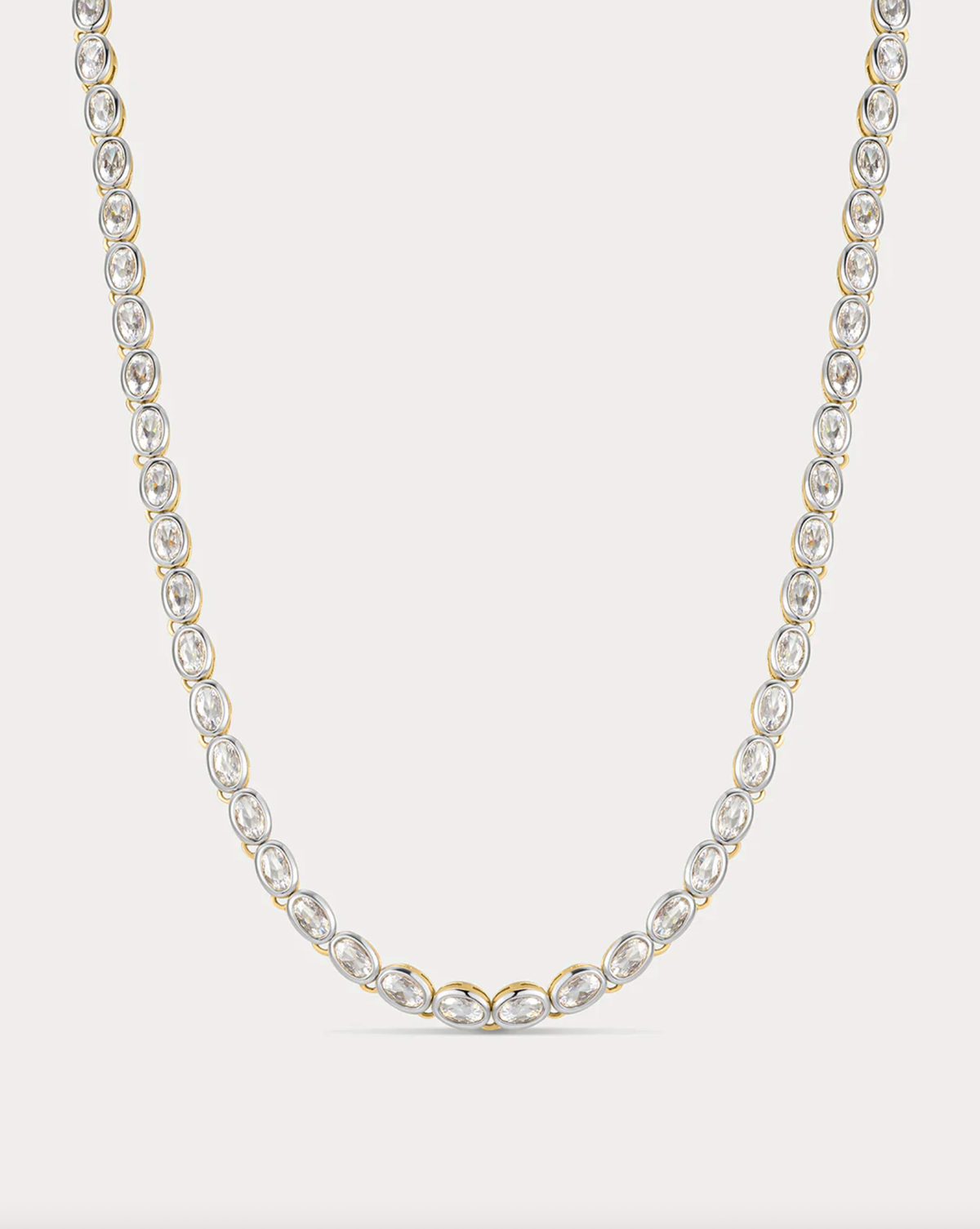 LUV AJ Necklace The Palais Tennis Necklace, Gold Soho-Boutique