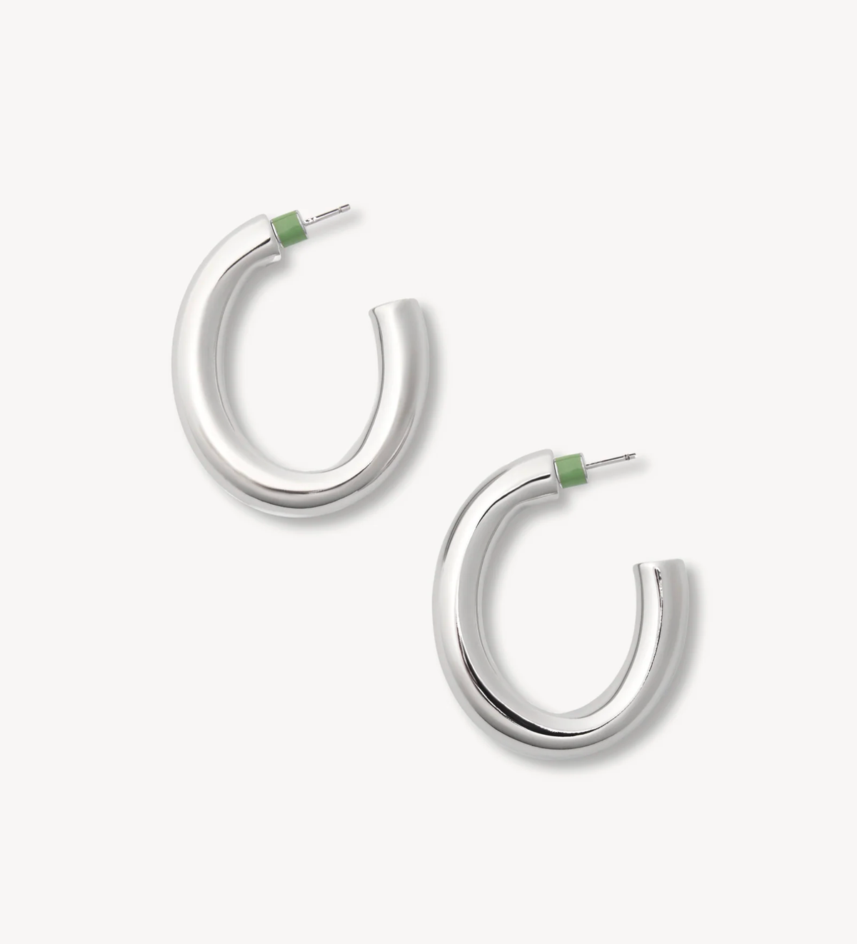 MACHETE Earrings 1.5" Perfect Oval Hoops Soho-Boutique