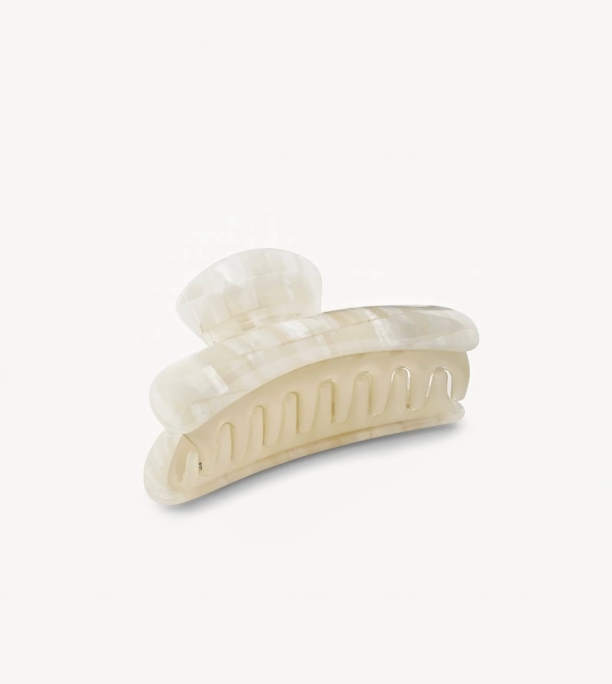 MACHETE Hair Accessory Grande Heirloom Claw, Opalite Shell Checker Soho-Boutique