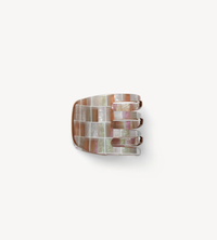MACHETE Hair Accessory Mini Claw, Brown Shell Checker Soho-Boutique