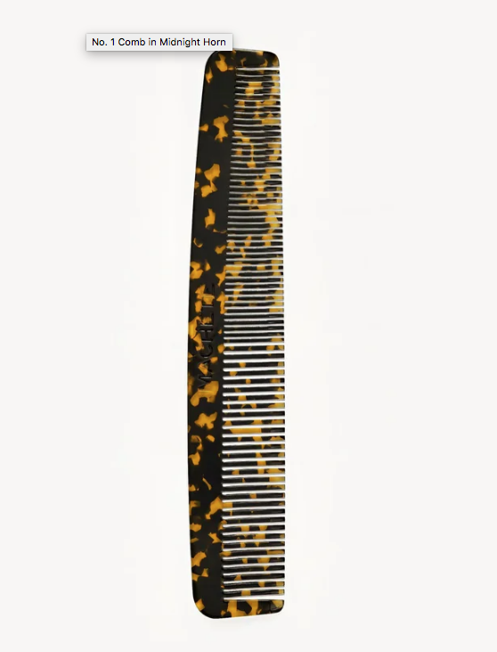 MACHETE Hair Accessory No. 1 Fine Tooth Comb, Dark Tortoise Soho-Boutique