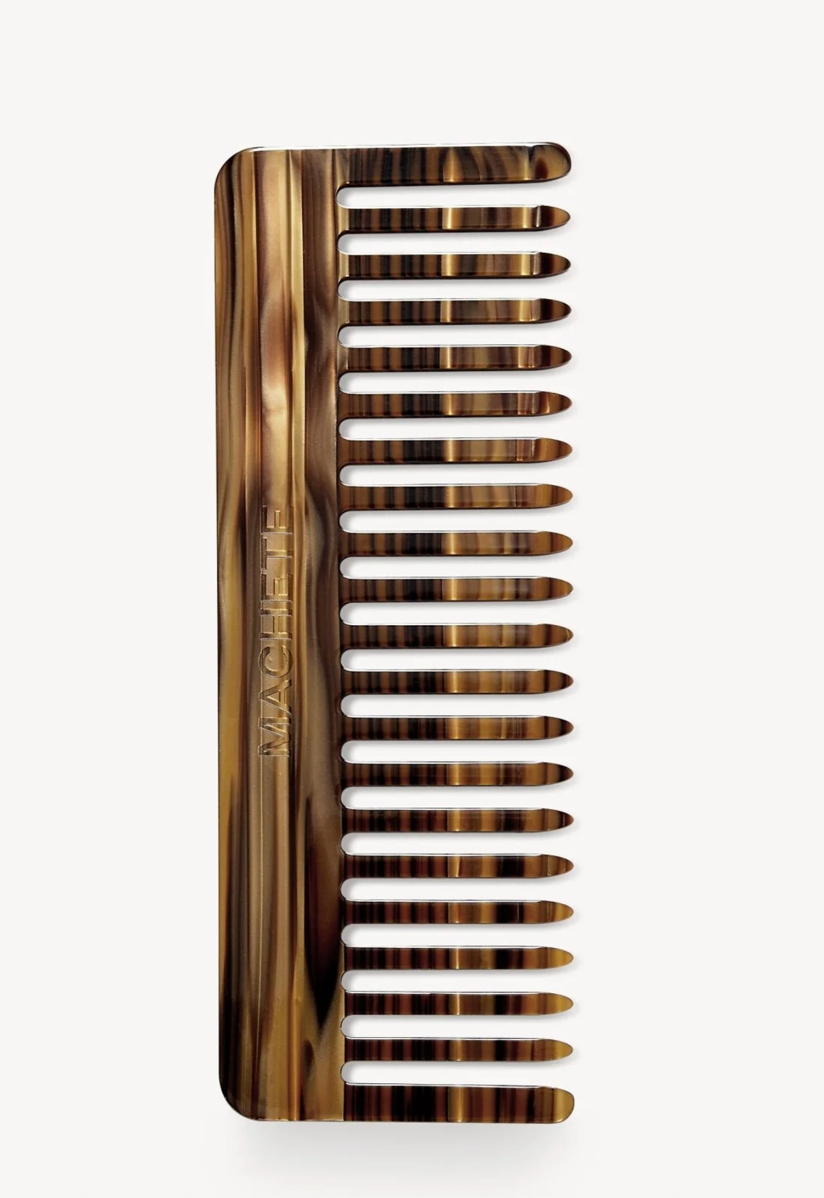 MACHETE Hair Accessory No. 2 Wide Tooth Comb, Tiger's Eye Soho-Boutique