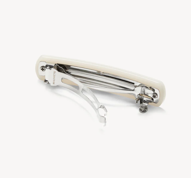 MACHETE Hair Accessory No. 3 Heirloom Barrette, Milk Glass Matte Soho-Boutique