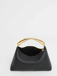 MANSUR GAVRIEL bag Metal Handle Rhea, Black Soho-Boutique