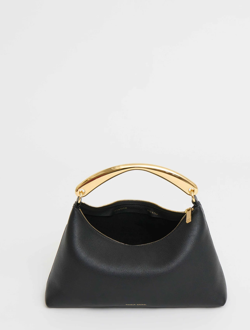 MANSUR GAVRIEL bag Metal Handle Rhea, Black Soho-Boutique