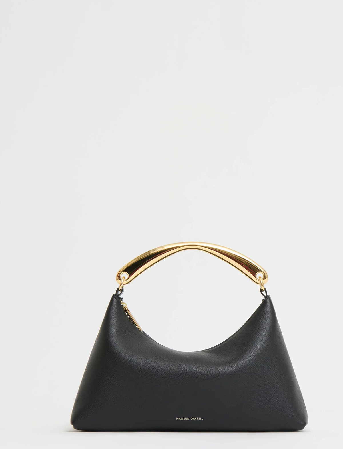 MANSUR GAVRIEL bag Metal Handle Rhea, Black Soho-Boutique