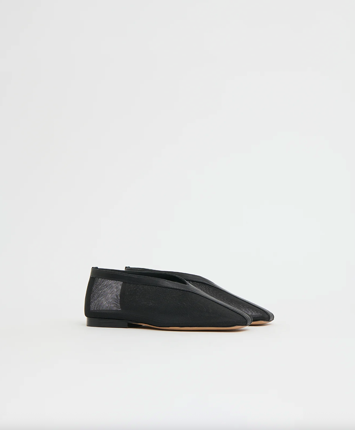 MANSUR GAVRIEL Shoe Contorno Square V, Black Soho-Boutique