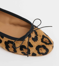 MANSUR GAVRIEL Shoe Dance Ballerina, Leopard/Black Soho-Boutique