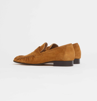 MANSUR GAVRIEL Shoe Ruched Loafer, Saddle Soho-Boutique