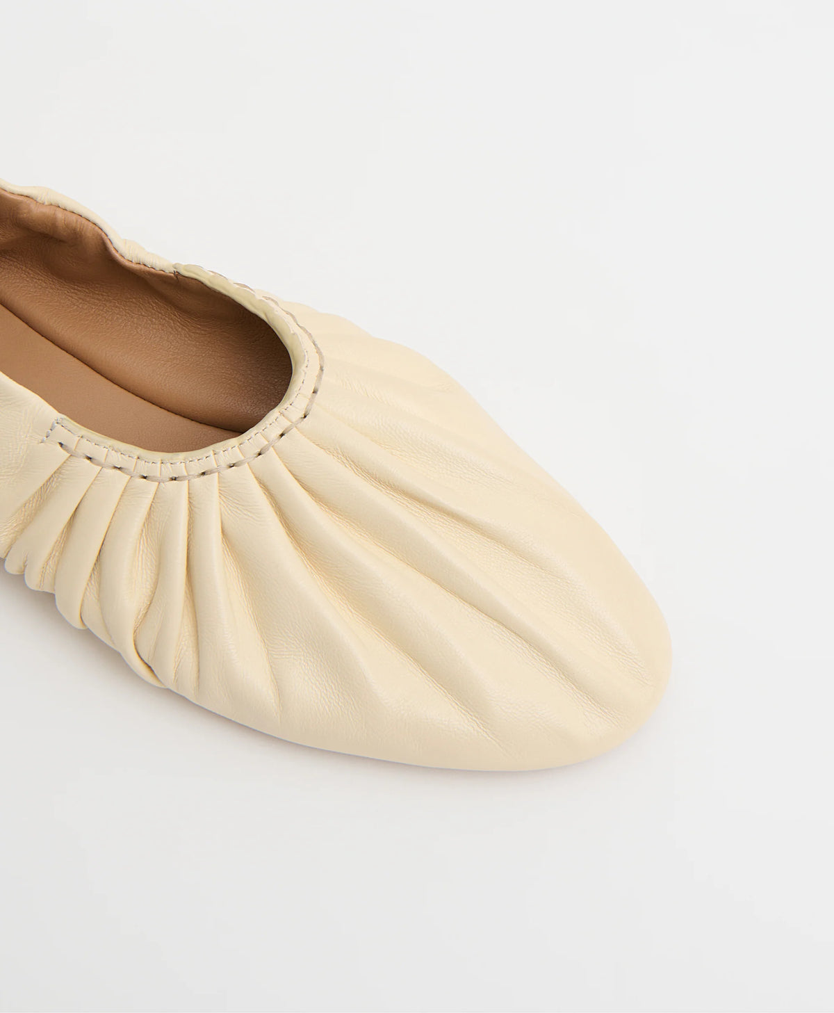 MANSUR GAVRIEL Shoes Ruched Ballerina, Jasmine Soho-Boutique