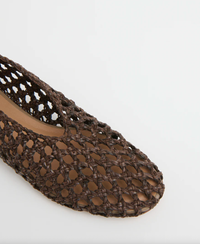 MANSUR GAVRIEL Shoes Woven Ballerina, Anise Soho-Boutique