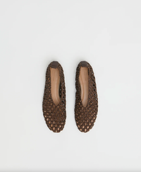 MANSUR GAVRIEL Shoes Woven Ballerina, Anise Soho-Boutique
