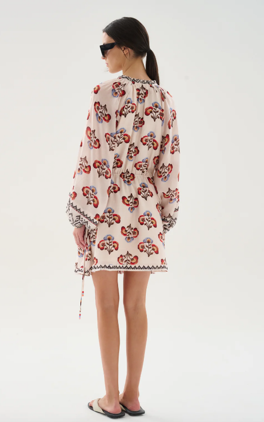 Maria Cher Dress Caballito Vito Short Dress, Ecru Soho-Boutique