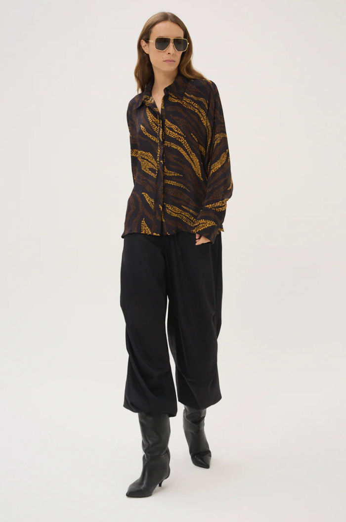 Maria Cher Shirt Bowie Clary Shirt, Brown Soho-Boutique