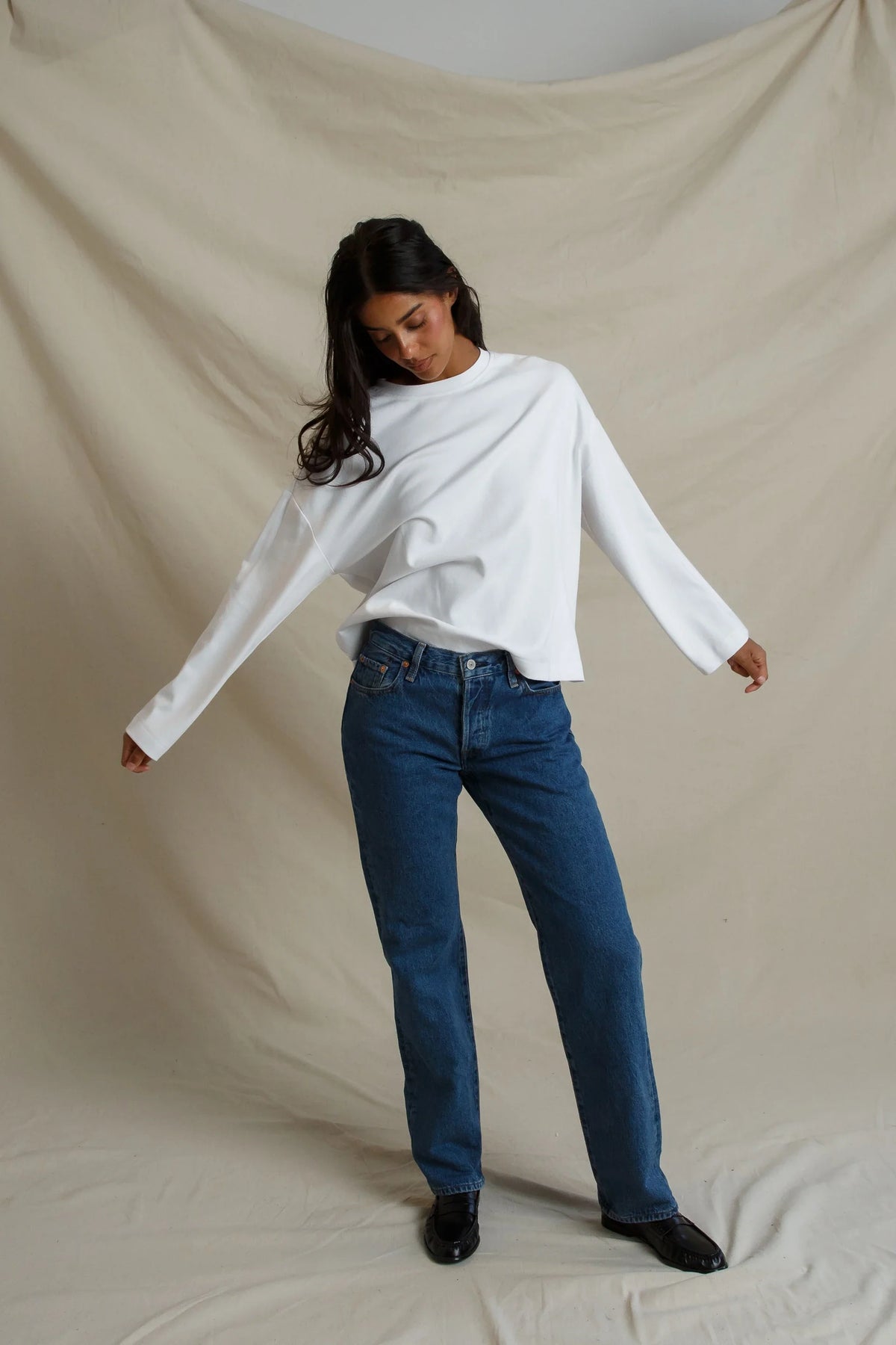 Mariana Long Sleeve, White