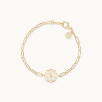 Marlo Laz Bracelet Petite PB Bracelet, White Diamond Soho-Boutique